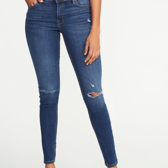 old navy rockstar ripped jeans